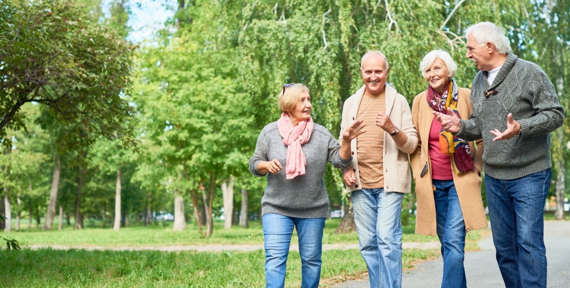 group walking flipped